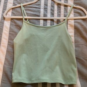 American eagle mint green tank top. Size S